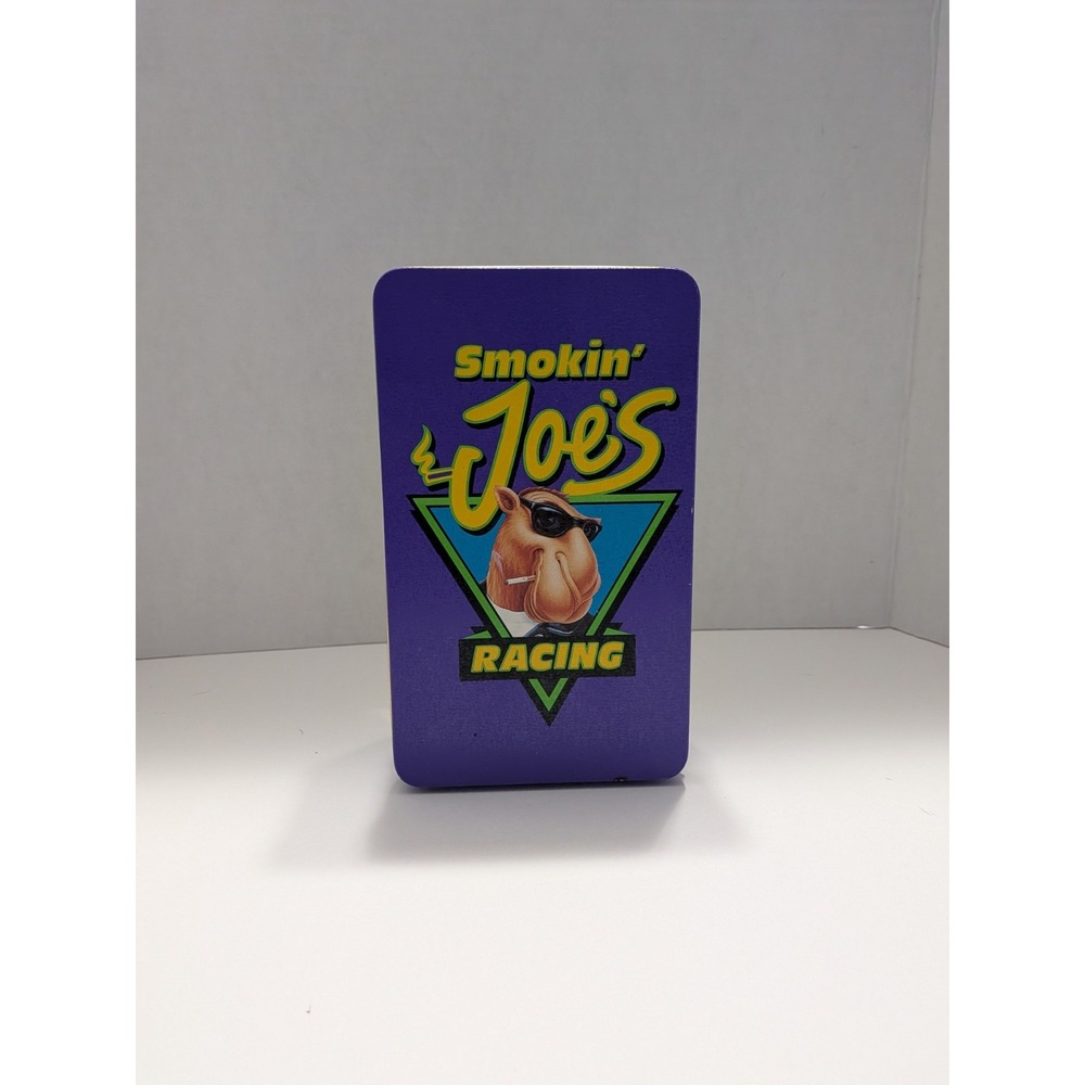 Vintage 1994 Smokin Joe's Racing Tin Joe Camel Match Brick & Catalogs Set